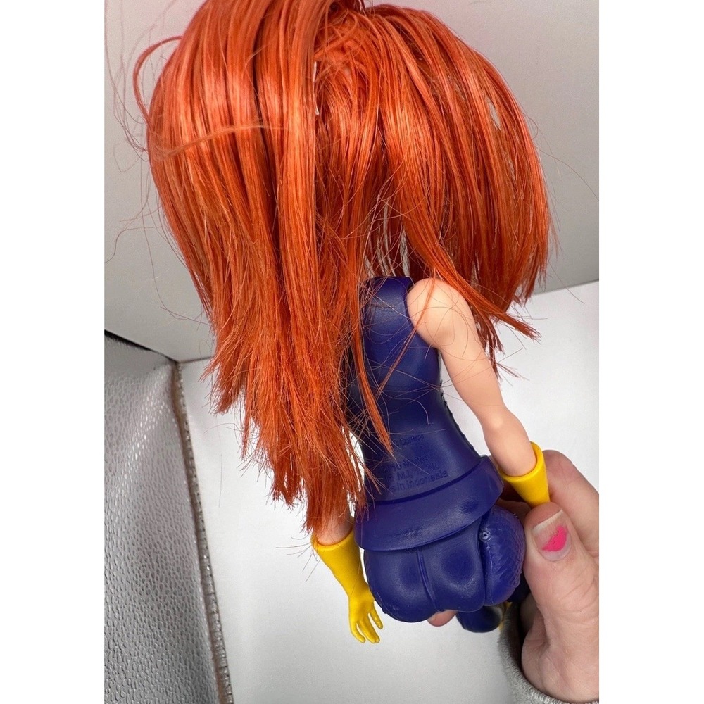 DC Super Hero Girls Batgirl Doll Purple Suit Red Hair Barbara Gordon Mattel 2017 - Picture 2 of 7